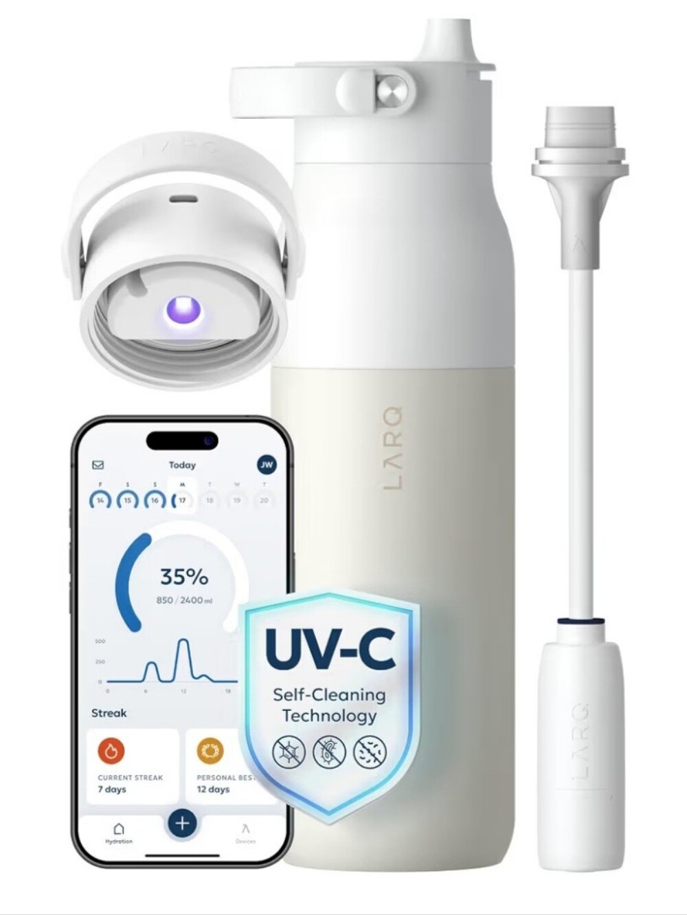 LARQ Bottle Filtered Swig Top 23oz